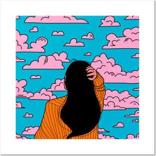 Above clouds Posters and Art